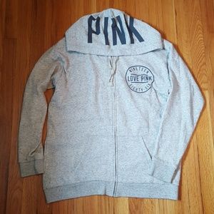 PINK Oversized Zip Up